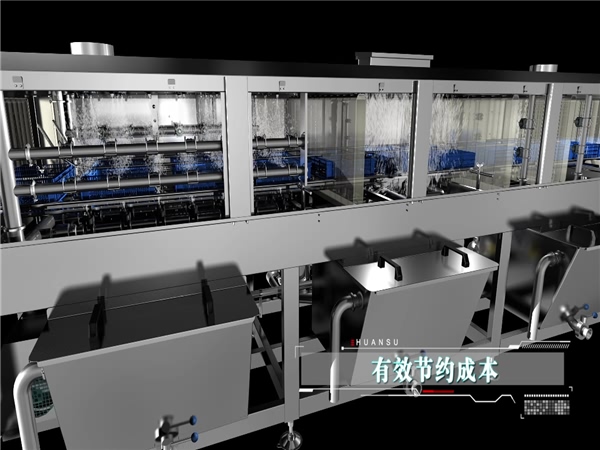 全自動洗筐機，大洋牌周轉(zhuǎn)箱清洗機，啤酒筐清洗機