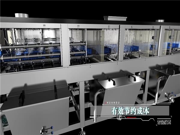 廠家銷售全自動(dòng)周轉(zhuǎn)箱洗筐機(jī)，烘干式清洗機(jī)，周轉(zhuǎn)筐清洗機(jī)