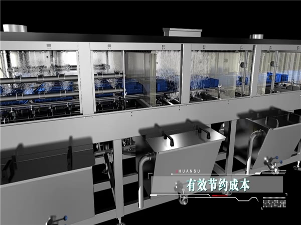 周轉(zhuǎn)箱清洗機(jī)，塑料盤清洗機(jī)，高壓噴淋洗筐機(jī)